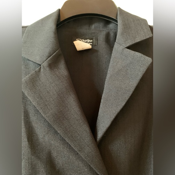Women’s Spango Black tie back Button Down Blazer Jacket Size: 8 - Picture 4 of 6
